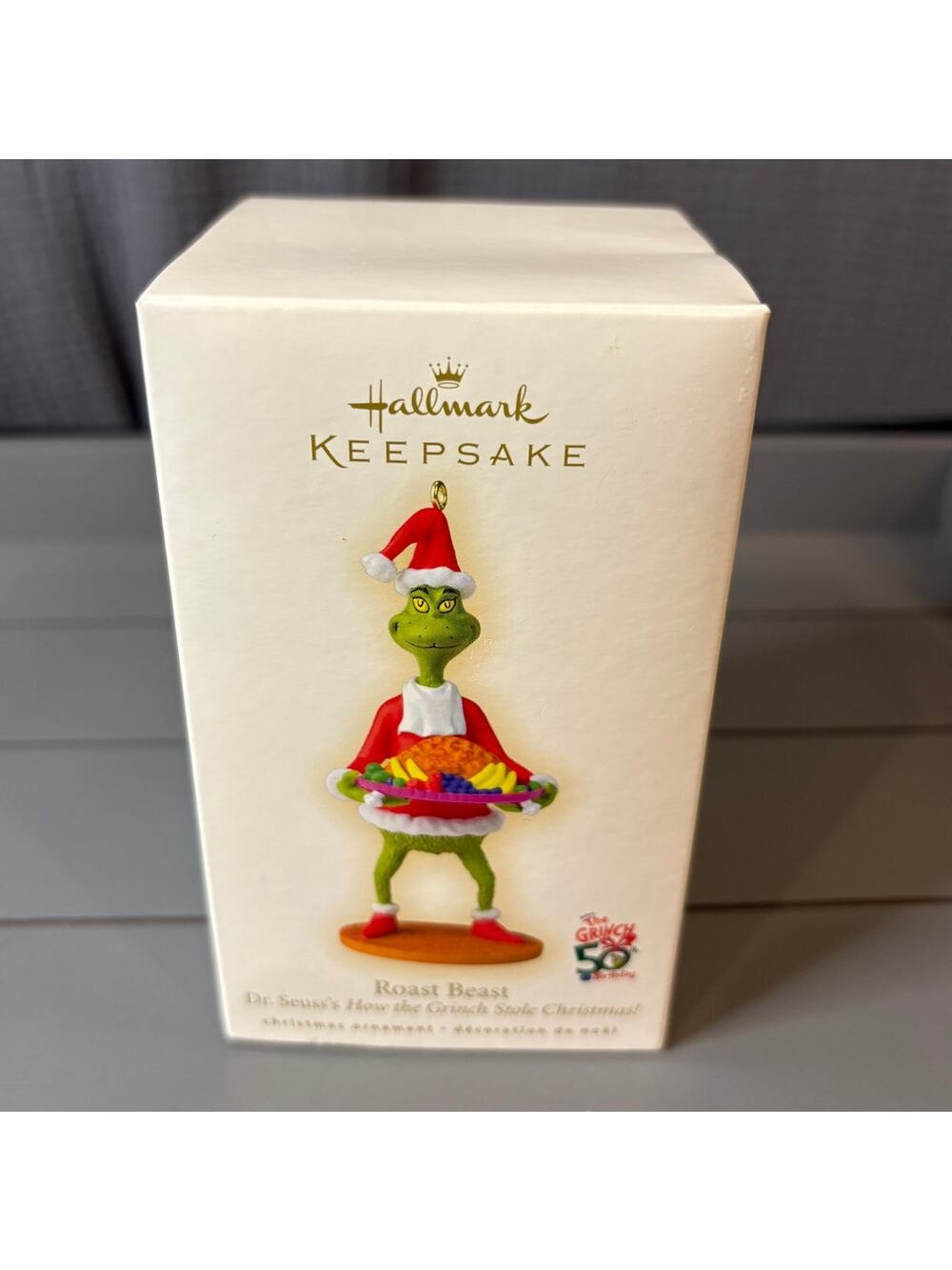 Hallmark Keepsake Ornament 2007 Dr. Seuss The Grinch Roast Beast NEW